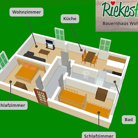 公寓 Riekeshof 施马伦贝格